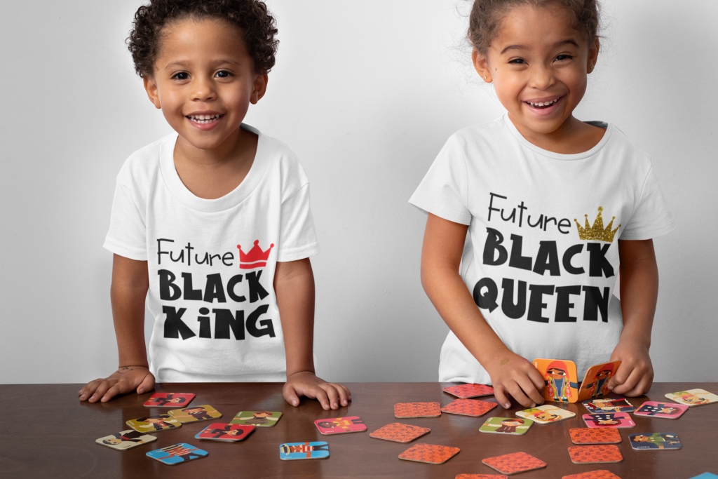 kustomkreations t-shirt-two-siblings-playing-memory-32153